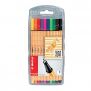 Fineliner Stabilo® Point Fineliner Stabilo® Point 88® Etui mit 10 Farben